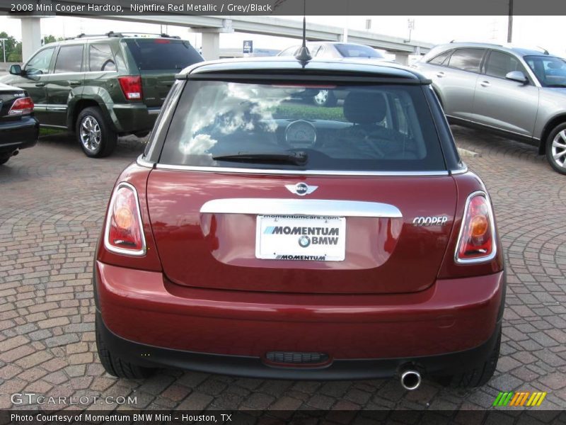 Nightfire Red Metallic / Grey/Black 2008 Mini Cooper Hardtop