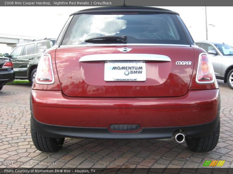 Nightfire Red Metallic / Grey/Black 2008 Mini Cooper Hardtop