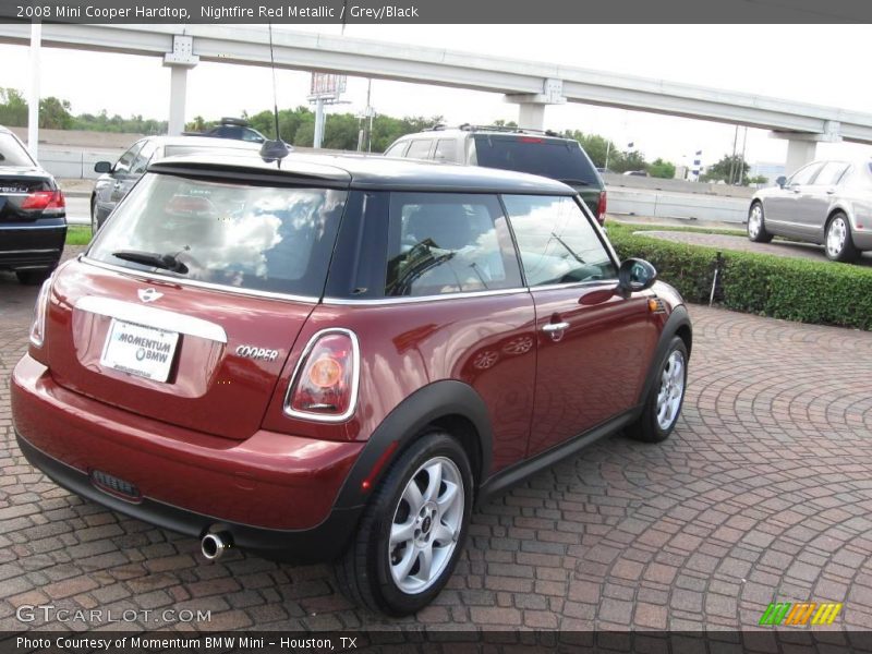 Nightfire Red Metallic / Grey/Black 2008 Mini Cooper Hardtop