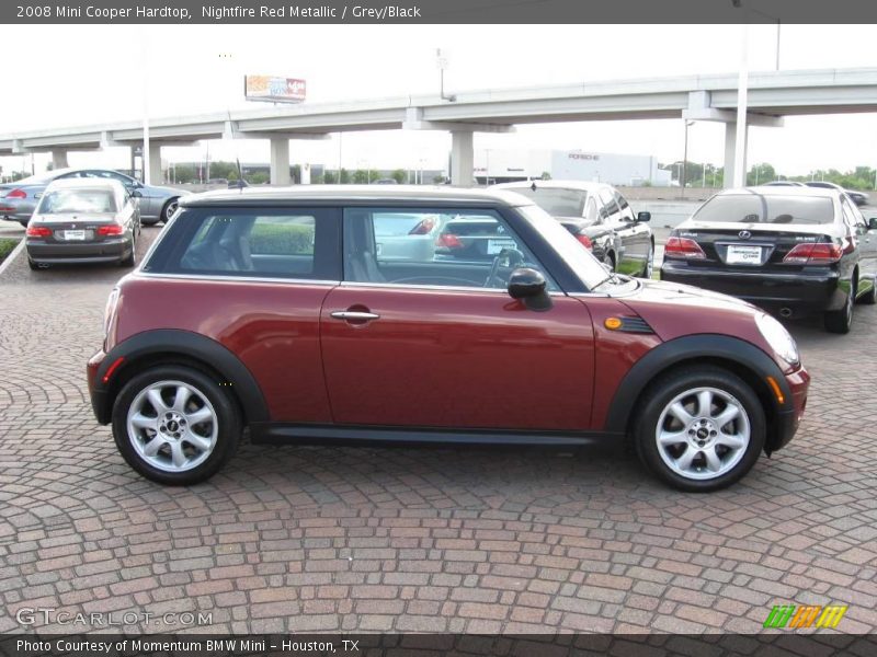 Nightfire Red Metallic / Grey/Black 2008 Mini Cooper Hardtop