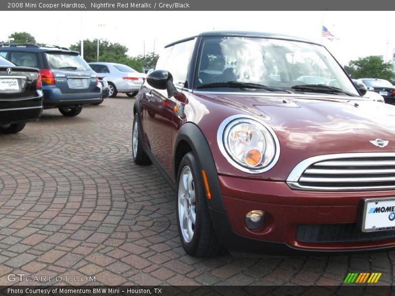 Nightfire Red Metallic / Grey/Black 2008 Mini Cooper Hardtop