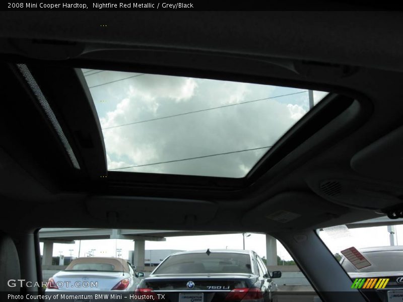 Nightfire Red Metallic / Grey/Black 2008 Mini Cooper Hardtop