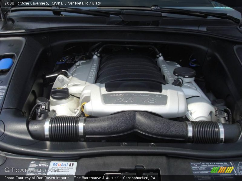 Crystal Silver Metallic / Black 2008 Porsche Cayenne S