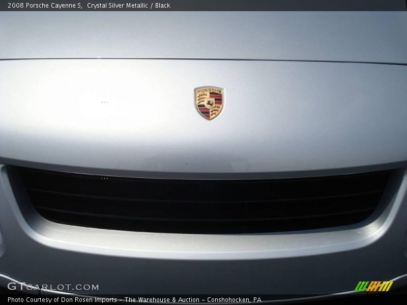 Crystal Silver Metallic / Black 2008 Porsche Cayenne S