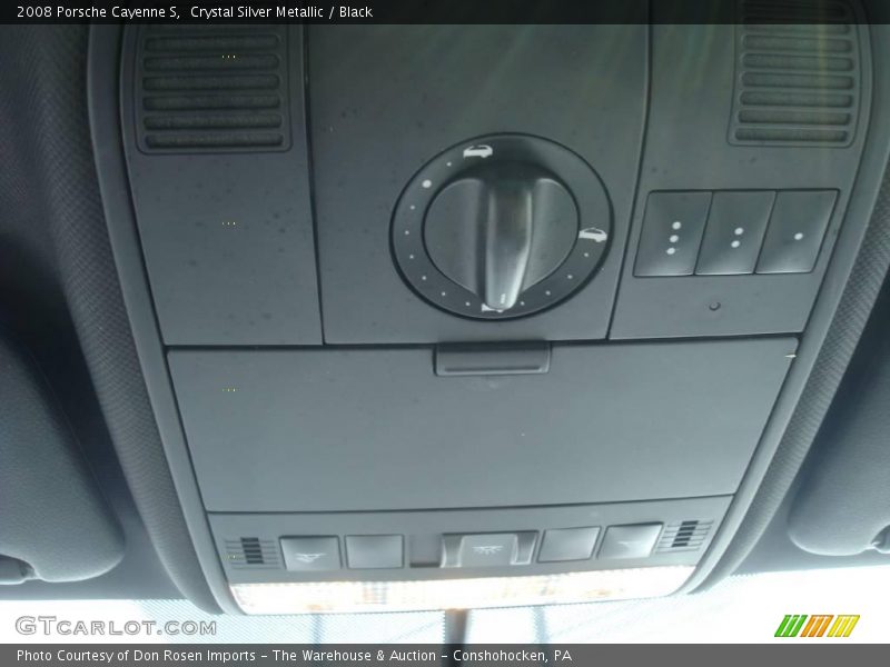 Crystal Silver Metallic / Black 2008 Porsche Cayenne S