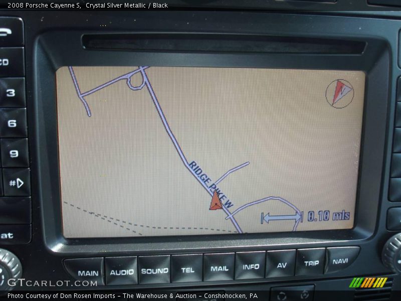 Crystal Silver Metallic / Black 2008 Porsche Cayenne S