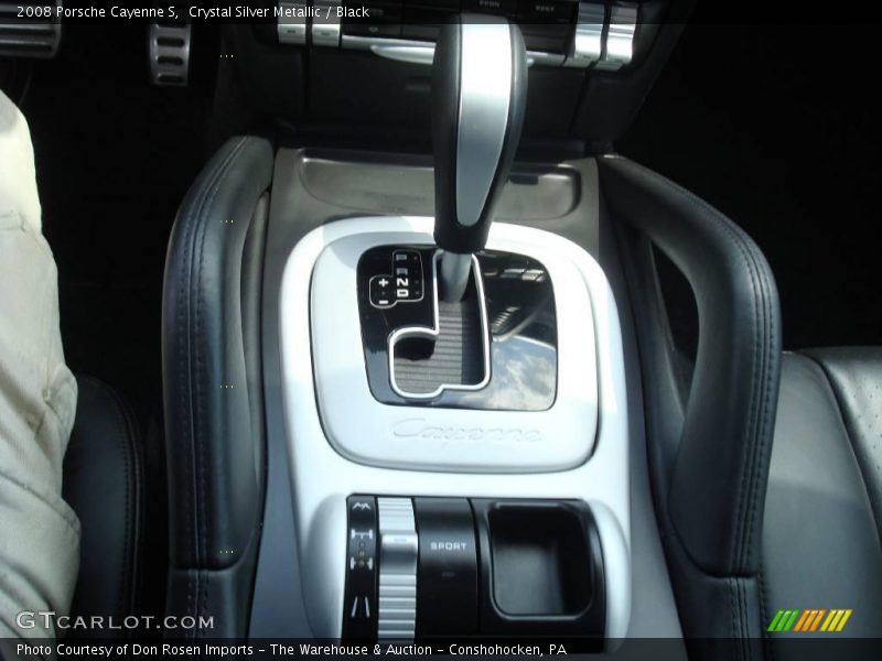 Crystal Silver Metallic / Black 2008 Porsche Cayenne S