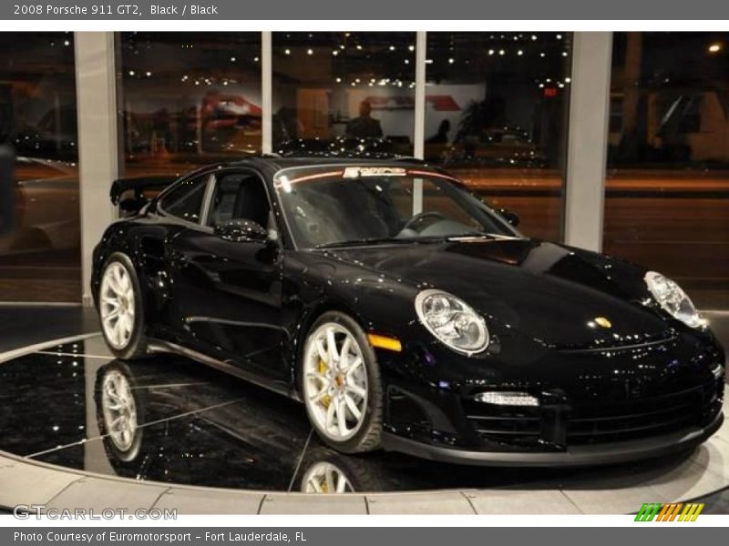 Black / Black 2008 Porsche 911 GT2