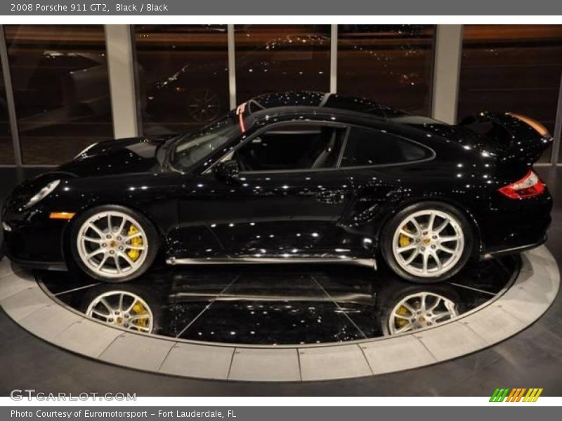 Black / Black 2008 Porsche 911 GT2