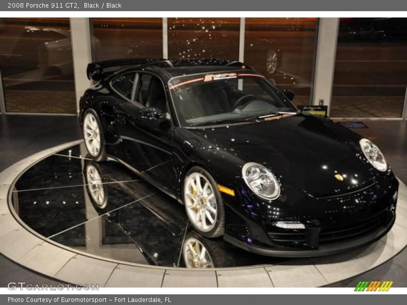 Black / Black 2008 Porsche 911 GT2