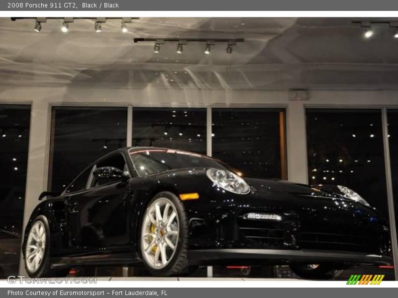 Black / Black 2008 Porsche 911 GT2