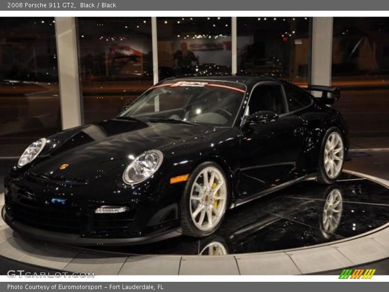 Black / Black 2008 Porsche 911 GT2