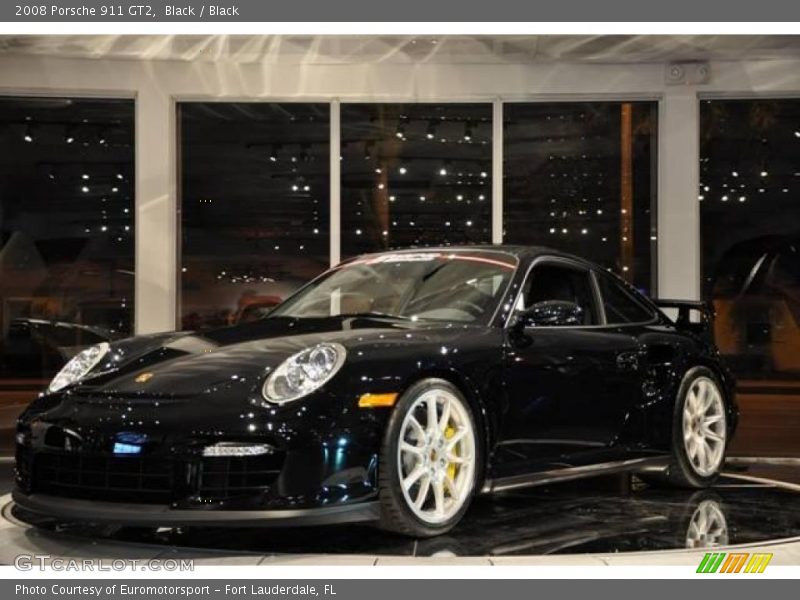 Black / Black 2008 Porsche 911 GT2
