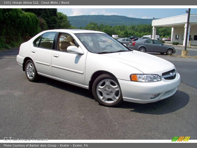 Cloud White / Blond 2001 Nissan Altima GLE