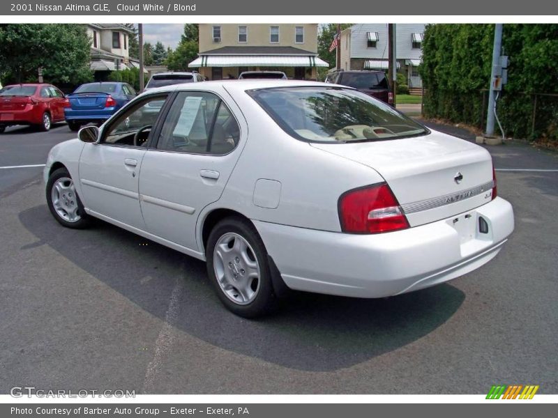 Cloud White / Blond 2001 Nissan Altima GLE
