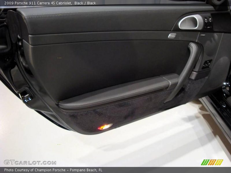 Black / Black 2009 Porsche 911 Carrera 4S Cabriolet