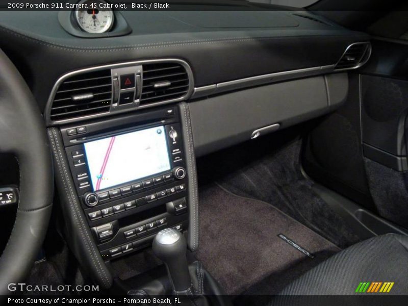 Black / Black 2009 Porsche 911 Carrera 4S Cabriolet