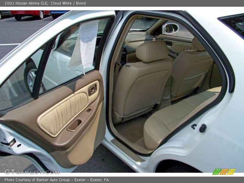 Cloud White / Blond 2001 Nissan Altima GLE