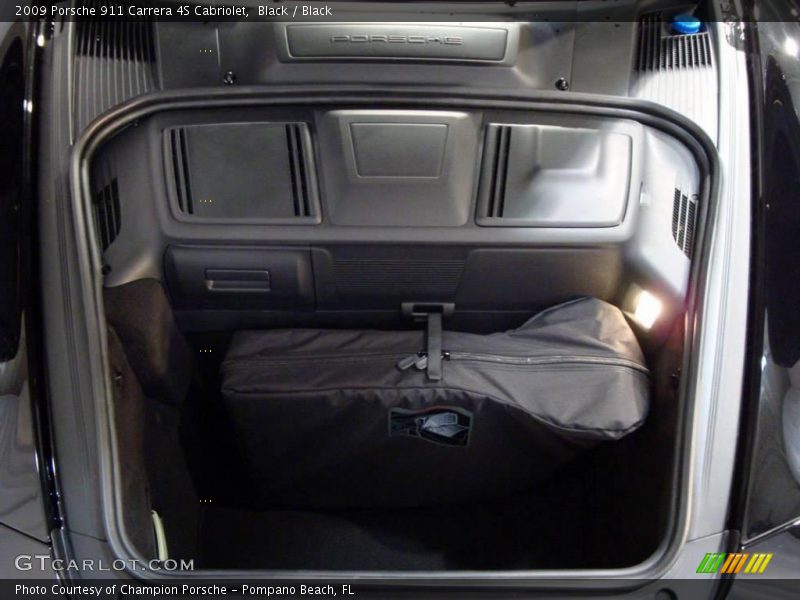 Black / Black 2009 Porsche 911 Carrera 4S Cabriolet