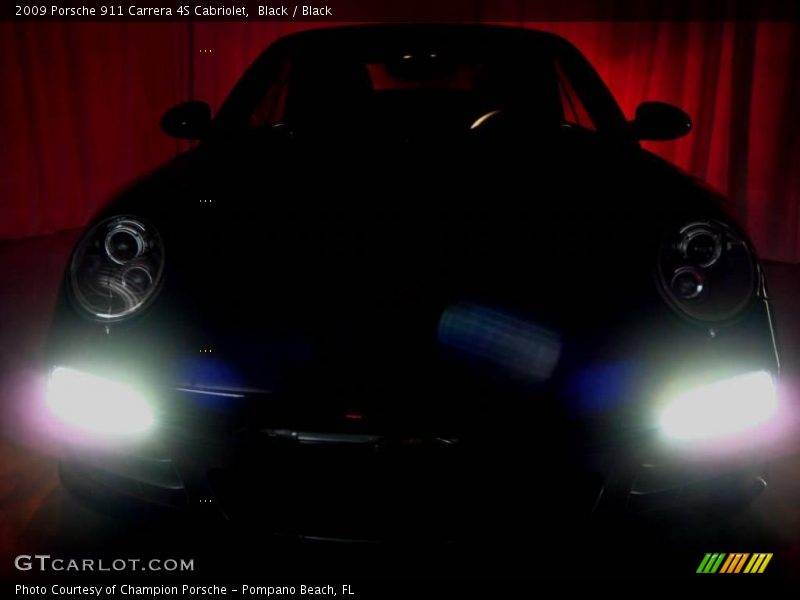 Black / Black 2009 Porsche 911 Carrera 4S Cabriolet