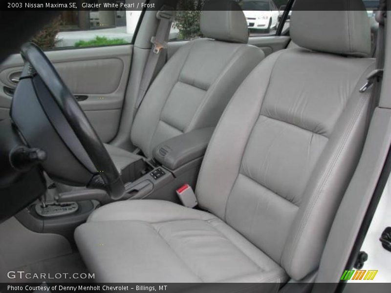 Glacier White Pearl / Frost 2003 Nissan Maxima SE