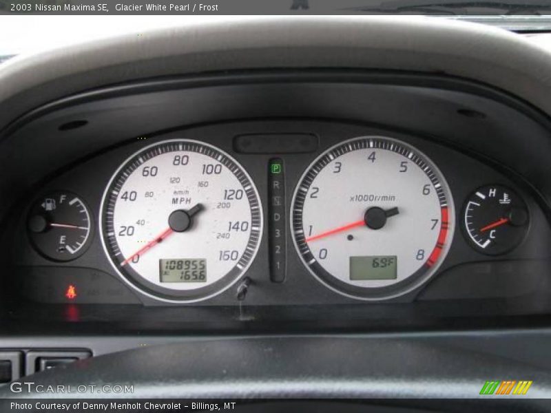 Glacier White Pearl / Frost 2003 Nissan Maxima SE