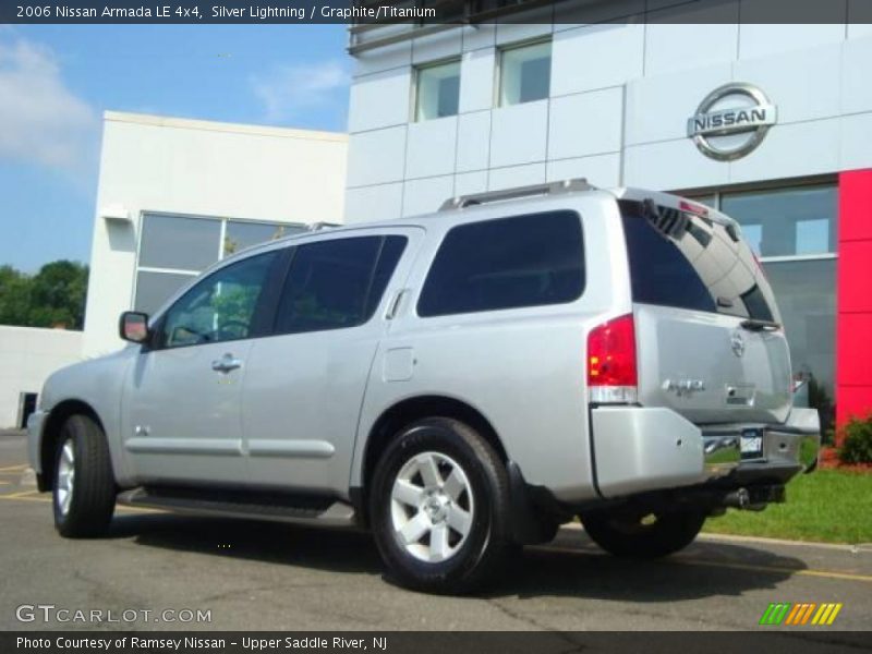 Silver Lightning / Graphite/Titanium 2006 Nissan Armada LE 4x4