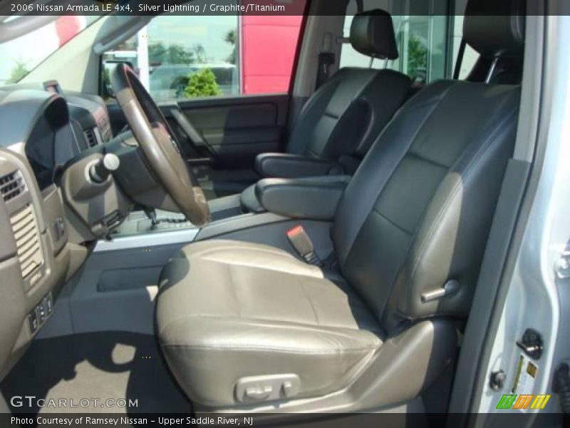 Silver Lightning / Graphite/Titanium 2006 Nissan Armada LE 4x4