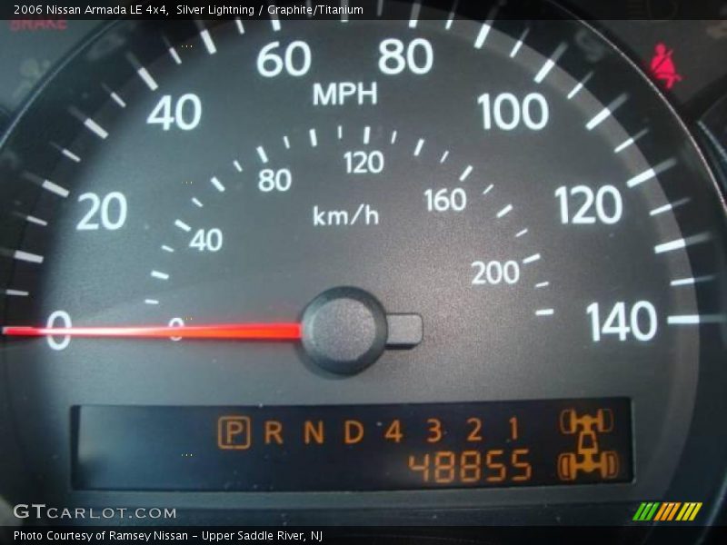 Silver Lightning / Graphite/Titanium 2006 Nissan Armada LE 4x4