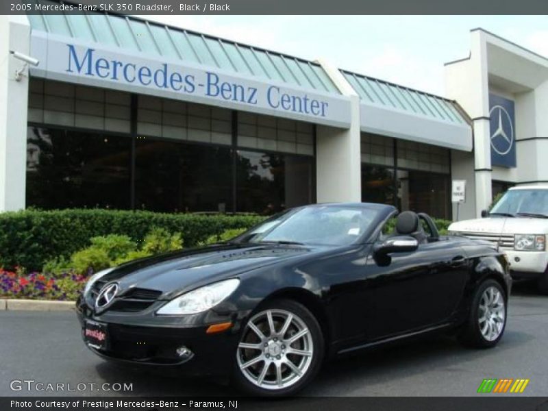Black / Black 2005 Mercedes-Benz SLK 350 Roadster