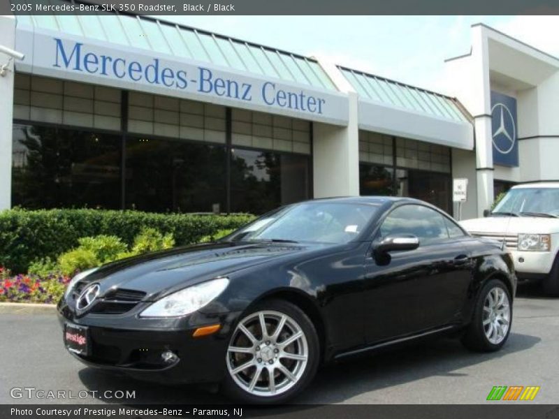 Black / Black 2005 Mercedes-Benz SLK 350 Roadster