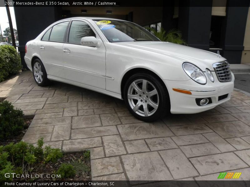 Arctic White / Cashmere 2007 Mercedes-Benz E 350 Sedan