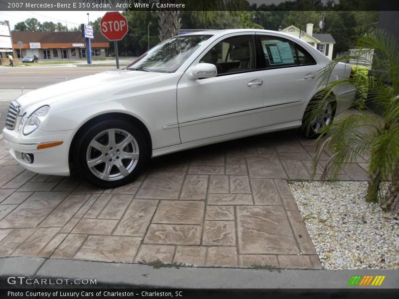 Arctic White / Cashmere 2007 Mercedes-Benz E 350 Sedan