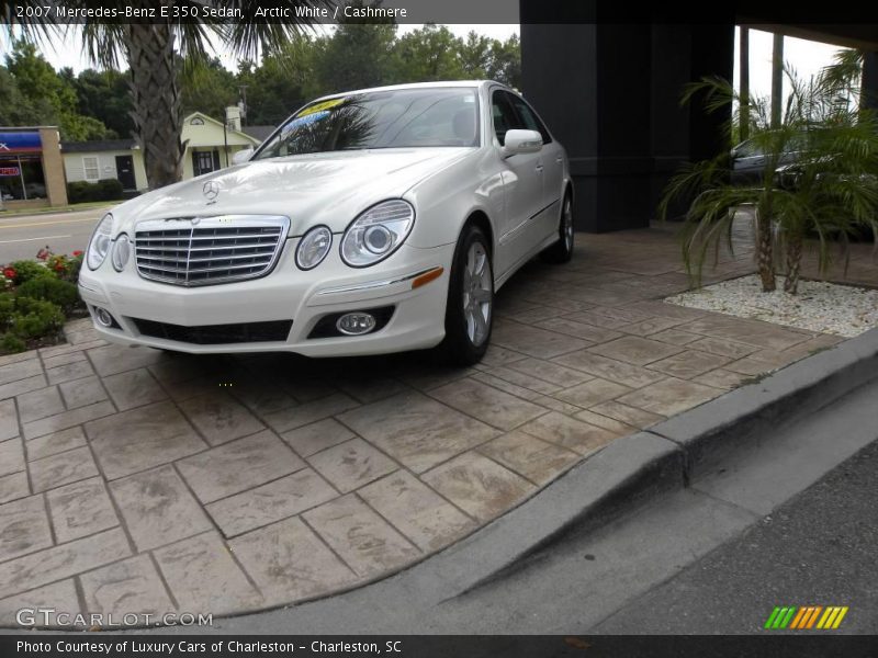 Arctic White / Cashmere 2007 Mercedes-Benz E 350 Sedan