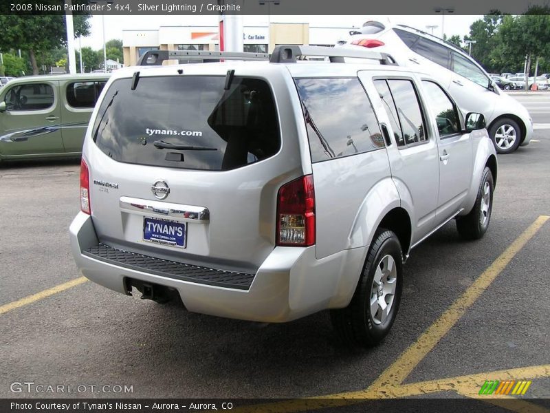 Silver Lightning / Graphite 2008 Nissan Pathfinder S 4x4