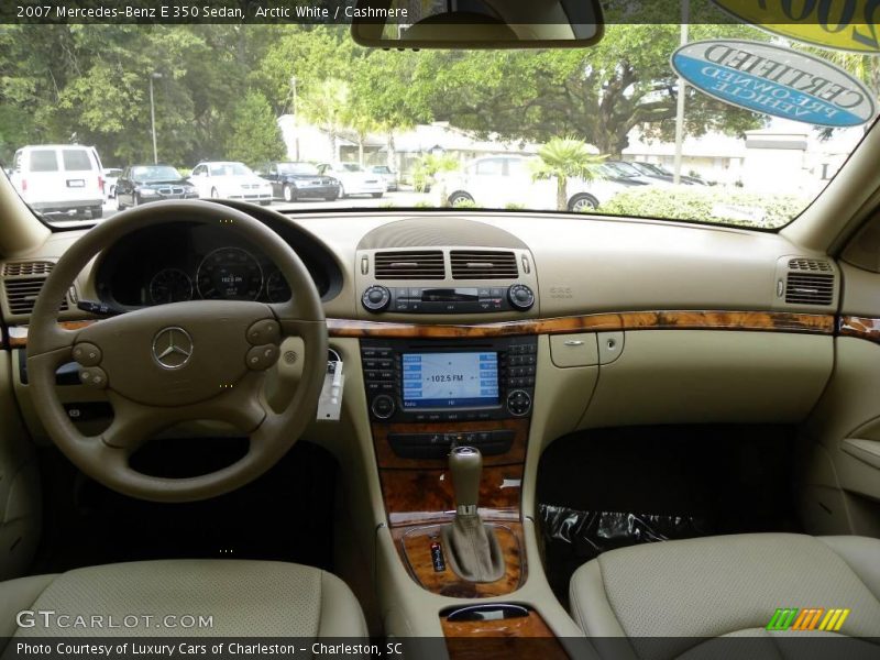 Arctic White / Cashmere 2007 Mercedes-Benz E 350 Sedan