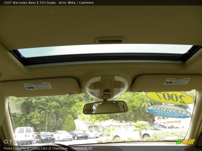 Arctic White / Cashmere 2007 Mercedes-Benz E 350 Sedan