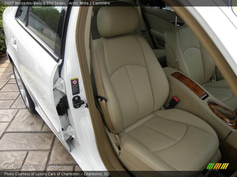 Arctic White / Cashmere 2007 Mercedes-Benz E 350 Sedan