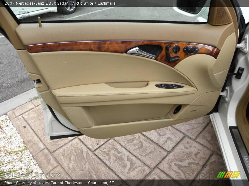 Arctic White / Cashmere 2007 Mercedes-Benz E 350 Sedan