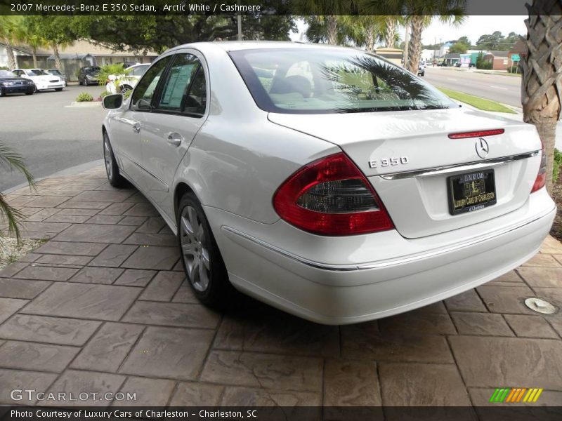 Arctic White / Cashmere 2007 Mercedes-Benz E 350 Sedan