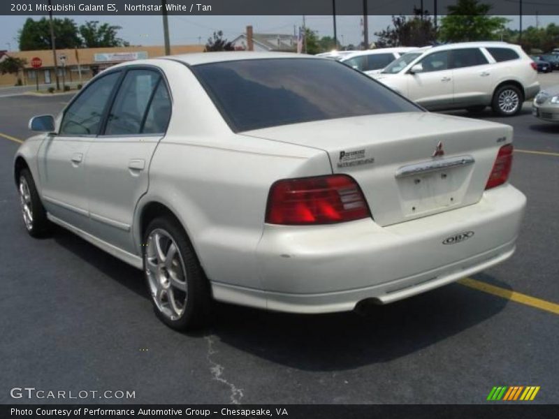 Northstar White / Tan 2001 Mitsubishi Galant ES