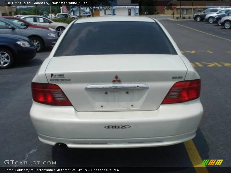 Northstar White / Tan 2001 Mitsubishi Galant ES