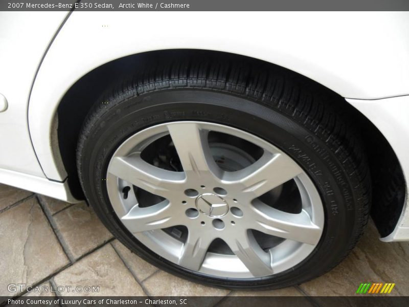Arctic White / Cashmere 2007 Mercedes-Benz E 350 Sedan