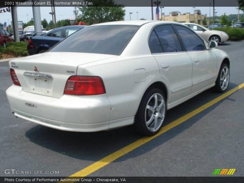 Northstar White / Tan 2001 Mitsubishi Galant ES