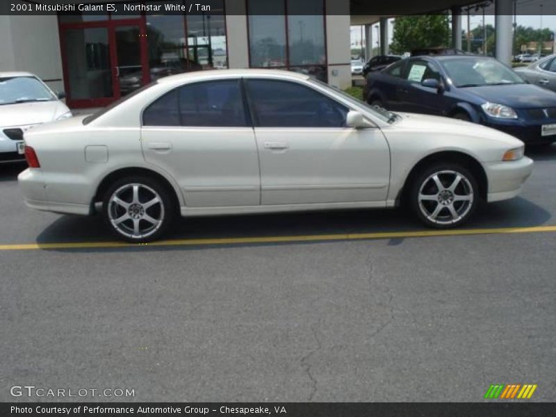 Northstar White / Tan 2001 Mitsubishi Galant ES