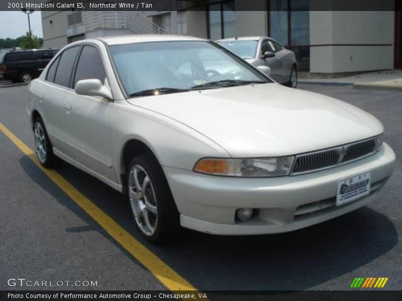 Northstar White / Tan 2001 Mitsubishi Galant ES