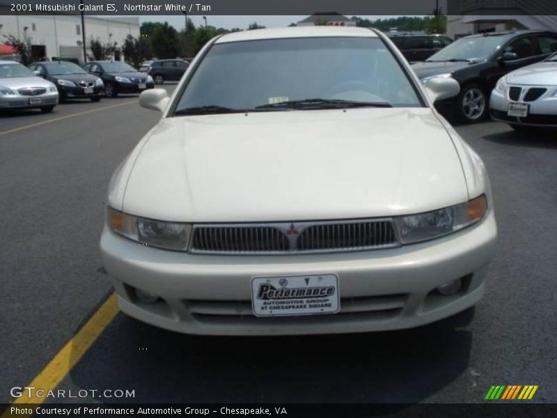 Northstar White / Tan 2001 Mitsubishi Galant ES