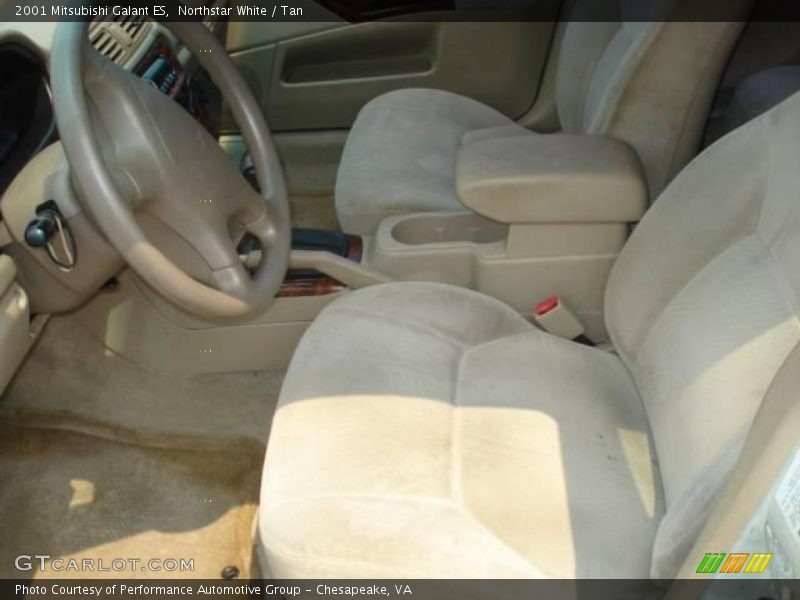 Northstar White / Tan 2001 Mitsubishi Galant ES
