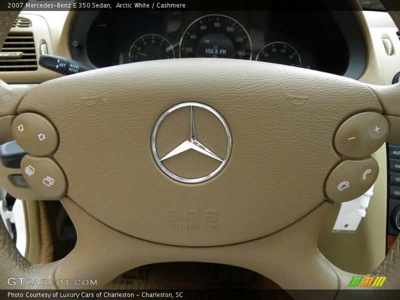 Arctic White / Cashmere 2007 Mercedes-Benz E 350 Sedan