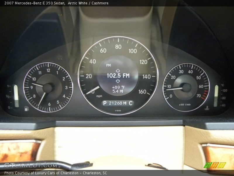 Arctic White / Cashmere 2007 Mercedes-Benz E 350 Sedan